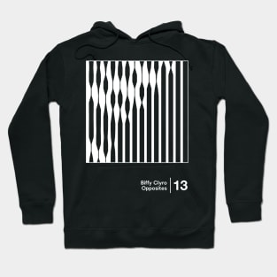 Opposites / Minimalist Graphic Artwork Hoodie